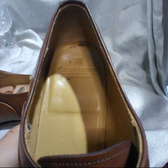 Shoepassion Brown Leather Cap Toe Elegant Shoes 5224 11.5 US Mens Made in Spain main image 9